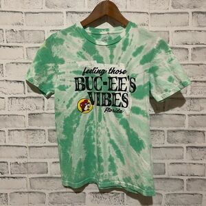 Unisex Youth Buc-ee’s vibes Florida green tie-dye short sleeve t-shirt YM